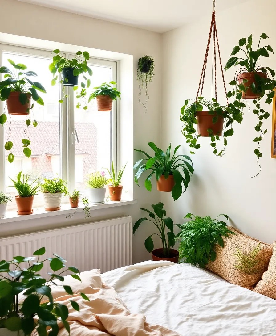 15 Chic Bedroom Transformations Under $100 (Wait Until You See #7!) - 10. Greenery and Plant Decor