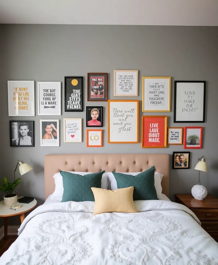 15 Chic Bedroom Transformations Under $100 (Wait Until You See #7!) - 4. Creative Wall Art