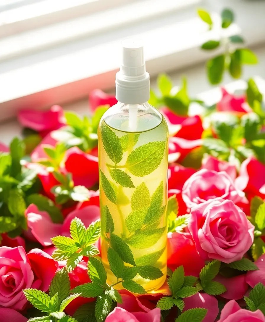 18 DIY Skincare Recipes That Will Revolutionize Your Routine (Natural Ingredients You Can Trust!) - 10. Refreshing Mint Facial Mist