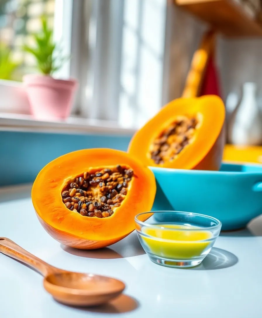 18 DIY Skincare Recipes That Will Revolutionize Your Routine (Natural Ingredients You Can Trust!) - 15. Brightening Papaya and Lime Exfoliant