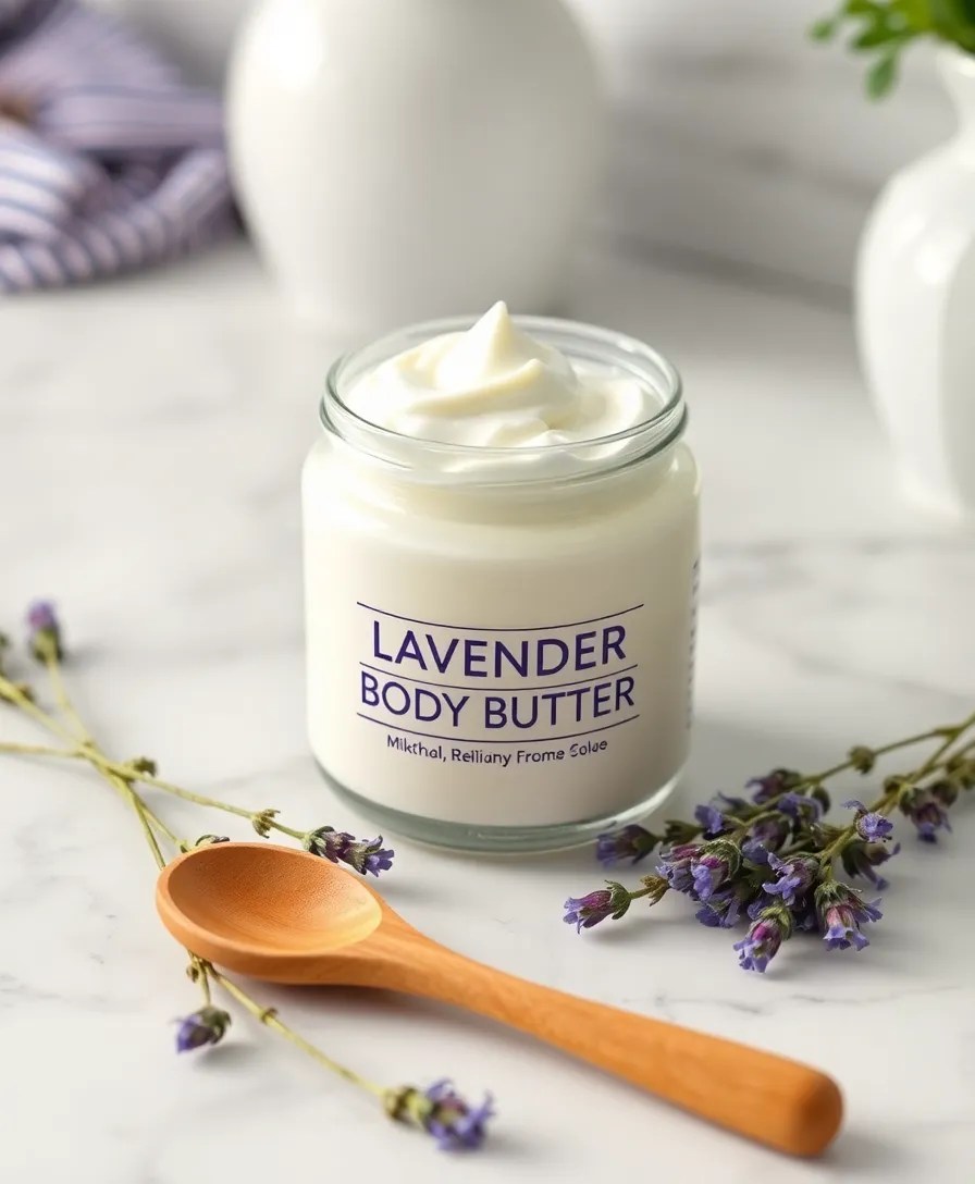 18 DIY Skincare Recipes That Will Revolutionize Your Routine (Natural Ingredients You Can Trust!) - 8. Calming Lavender Body Butter