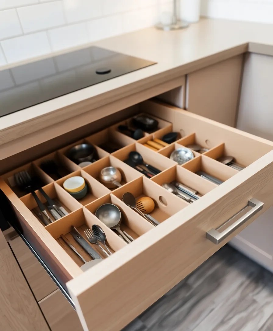 22 DIY Organization Hacks That Will Declutter Your Home (You’ll Be Shocked by #10!) - 11. DIY Drawer Dividers