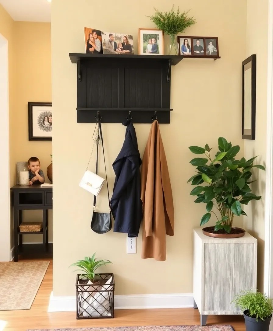 22 DIY Organization Hacks That Will Declutter Your Home (You’ll Be Shocked by #10!) - 15. Create an Entryway Drop Zone