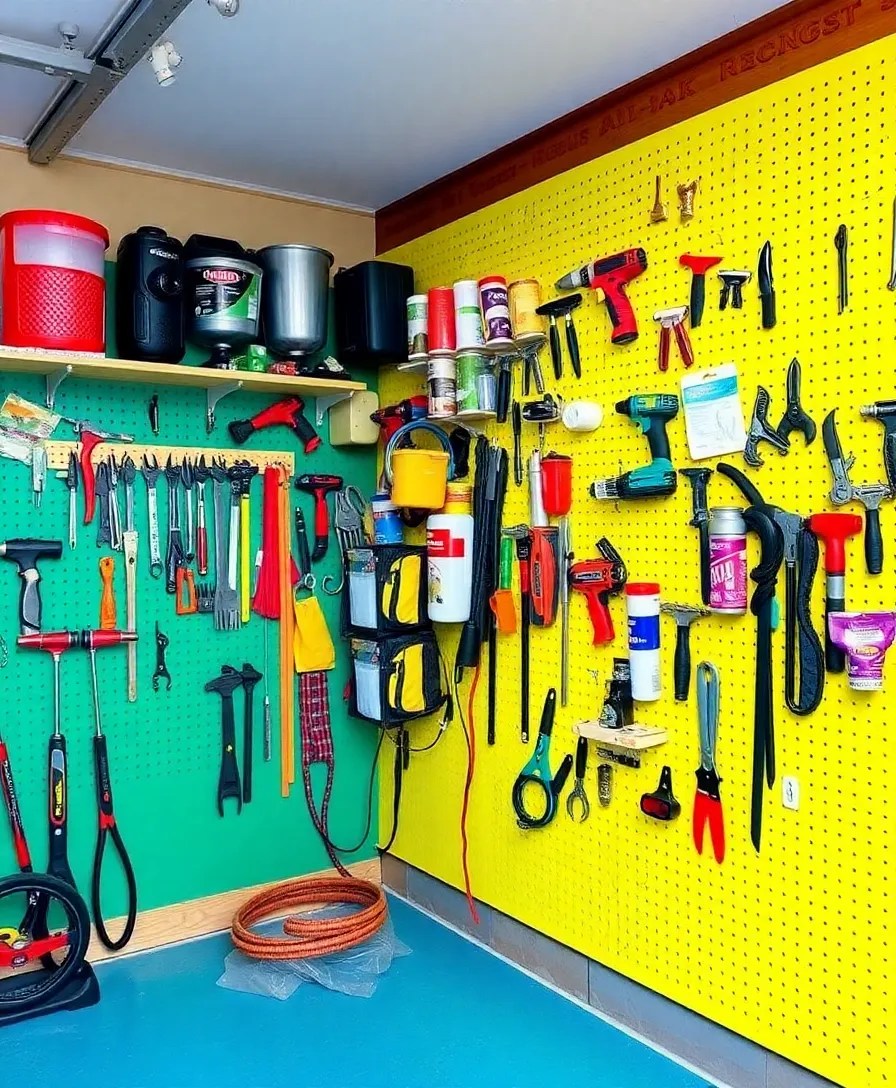 22 DIY Organization Hacks That Will Declutter Your Home (You’ll Be Shocked by #10!) - 16. Use a Pegboard for Tools