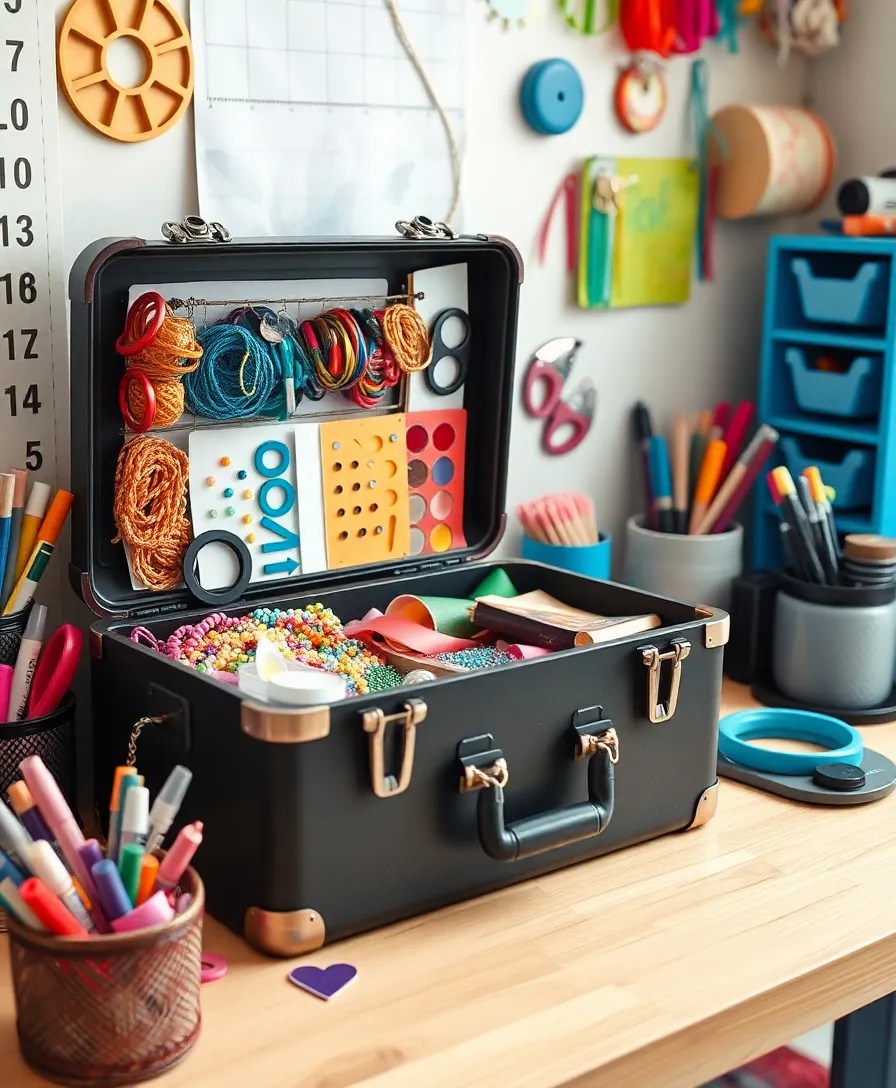 22 DIY Organization Hacks That Will Declutter Your Home (You’ll Be Shocked by #10!) - 6. Use Tackle Boxes for Craft Supplies